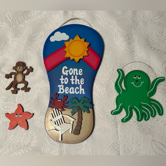 Beach Decorations Wooden - Picture 1 of 7